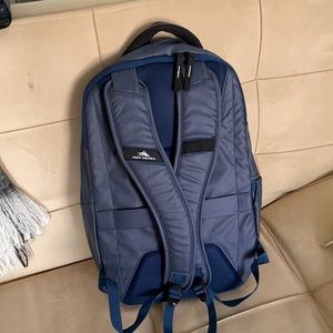 Deep blue very high quality back pack - never used